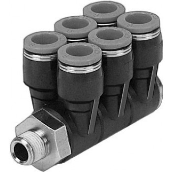 Коллектор Festo QSLV6-1/4-6 Коллектор Festo QSLV6-1/4-6