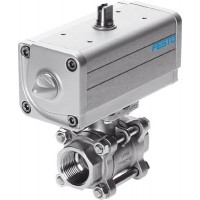 Кран с приводом Festo VZBA-21/2-GG-63-T-22-F0710-V4V4T-PP106-R-90-C 1809659